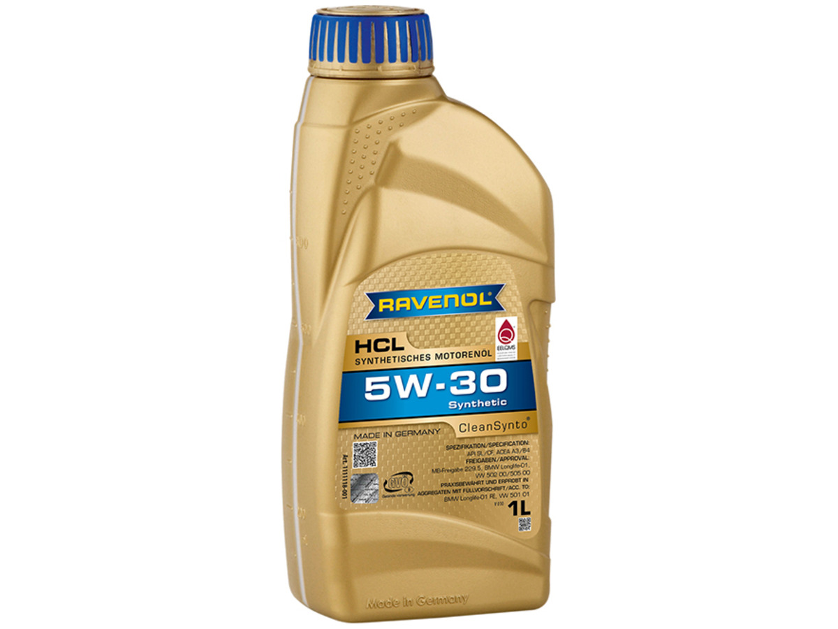 Масло моторное RAVENOL HCL 5W-30 Синтетическое 1 л