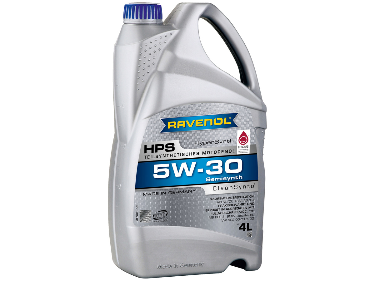 Масло моторное RAVENOL HPS 5W-30 Полусинтетическое 4 л