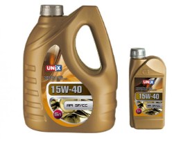 Масло моторное UNIX  15W-40 Минеральное 4 л