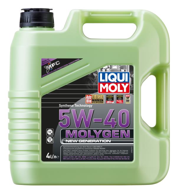 Масло моторное LIQUI MOLY Molygen New Generation 5W-40 Синтетиче
