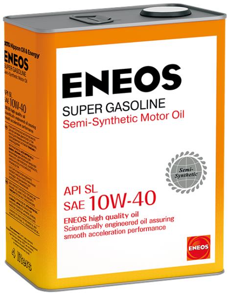 Масло моторное ENEOS Super SL 10W-40 Полусинтетическое 4 л