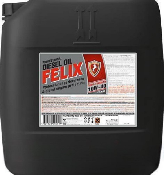 Масло моторное FELIX Diesel 10W-40 Полусинтетическое 18 л