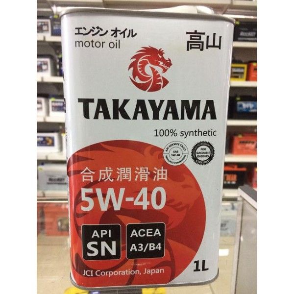 Масло моторное TAKAYAMA  5W-40 Синтетическое 1 л