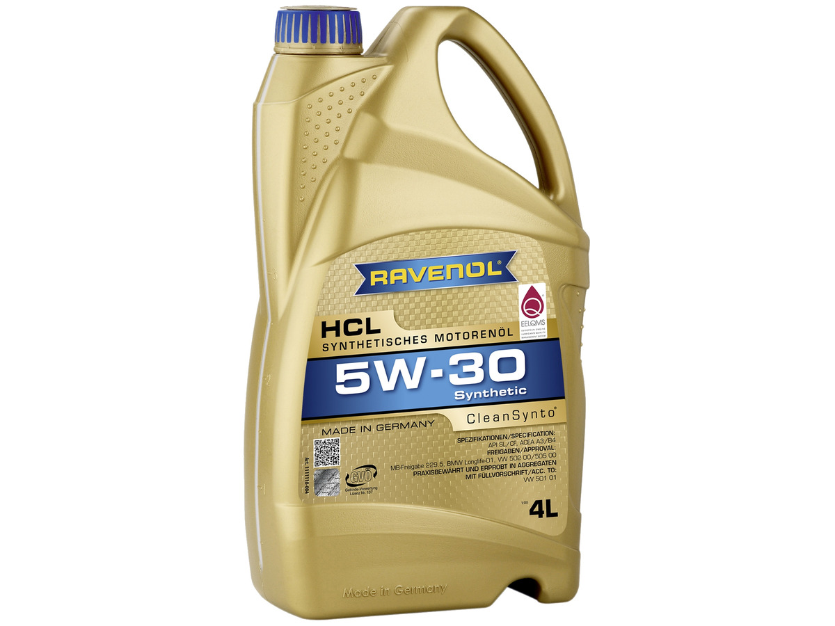 Масло моторное RAVENOL HCL 5W-30 Синтетическое 4 л