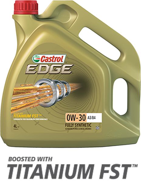 Масло моторное CASTROL Edge Titanium 0W-30 Синтетическое 4 л