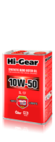 Масло моторное HI-GEAR  10W-50 Полусинтетическое 4 л