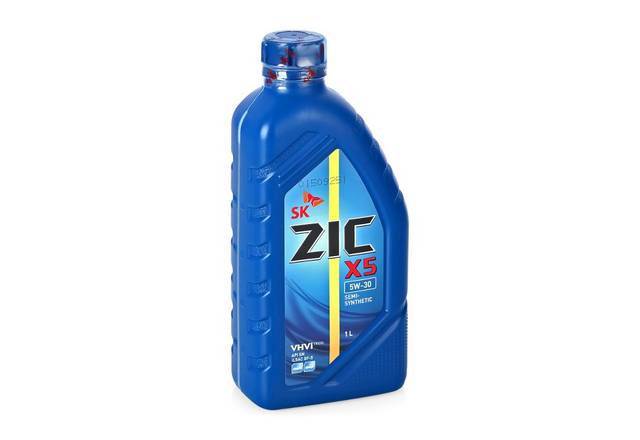 Масло моторное ZIC X5 5W-30 Полусинтетическое 1 л