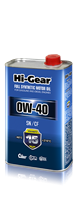 Масло моторное HI-GEAR  0W-40 Синтетическое 1 л