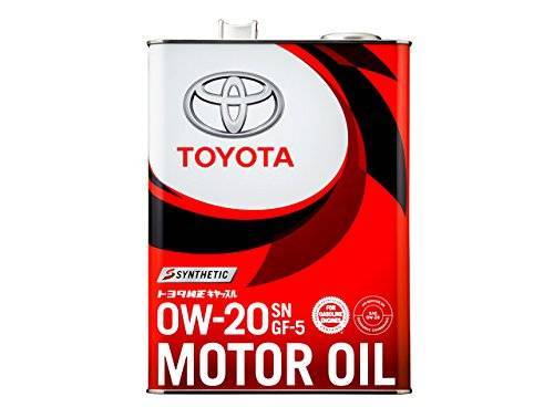 Масло моторное TOYOTA Motor Oil 0W-20  4 л