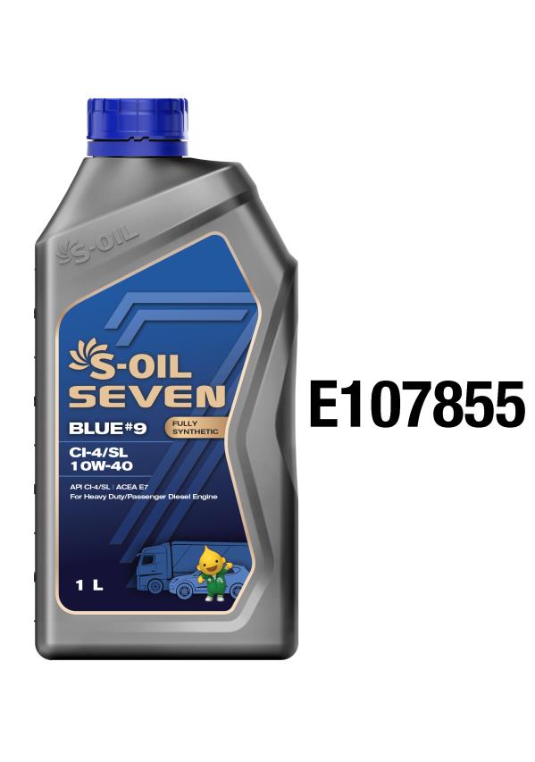 Масло моторное S-OIL BLUE #9 10W-40 Синтетическое 1 л