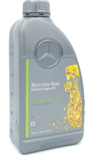 Масло моторное MERCEDES Genuine Motor Oil MB 229.51 5W-30 Синтет