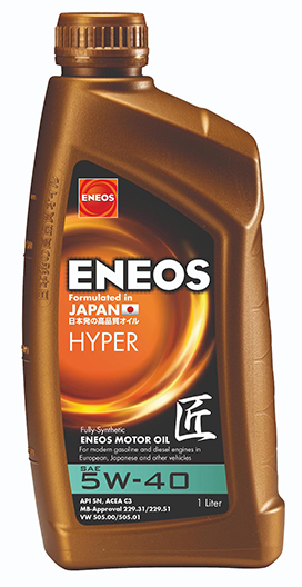Масло моторное ENEOS Hyper 5W-40 Синтетическое 1 л