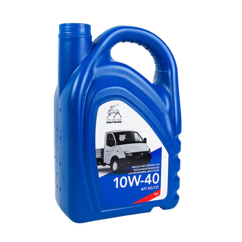 Масло моторное GAZ  10W-40 Полусинтетическое 5 л