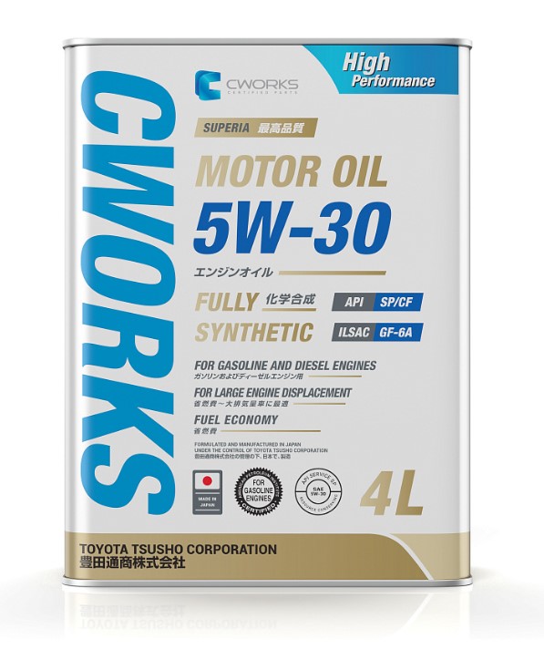 Масло моторное CWORKS SUPERIA 5W-30 Синтетическое 4 л