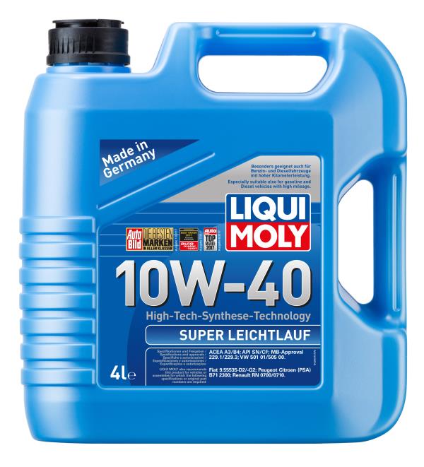 Масло моторное LIQUI MOLY Super Leichtlauf 10W-40 Синтетическое 