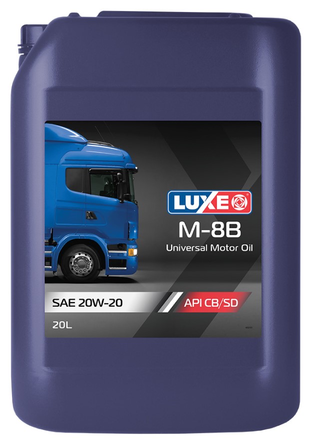 Масло моторное LUXE М8В 20W-20 Минеральное 20 л