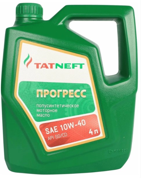 Масло моторное TATNEFT Прогресс 10W-40 Полусинтетическое 4 л