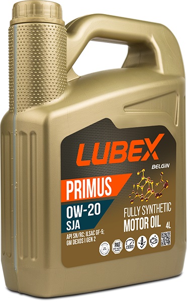 Масло моторное LUBEX Primus SJA 0W-20 Синтетическое 4 л