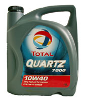 Масло моторное TOTAL Quartz 7000 10W-40 Полусинтетическое 4 л