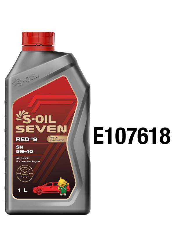 Масло моторное S-OIL RED #9 5W-40 Синтетическое 1 л