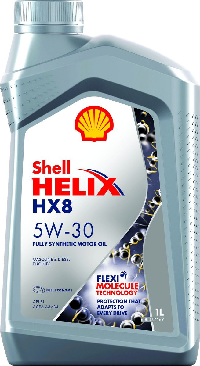 Масло моторное SHELL Helix HX8 5W-30 Синтетическое 1 л