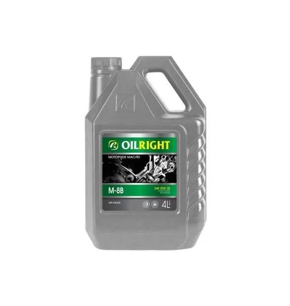 Масло моторное OILRIGHT М8В 20W-20 Минеральное 4 л