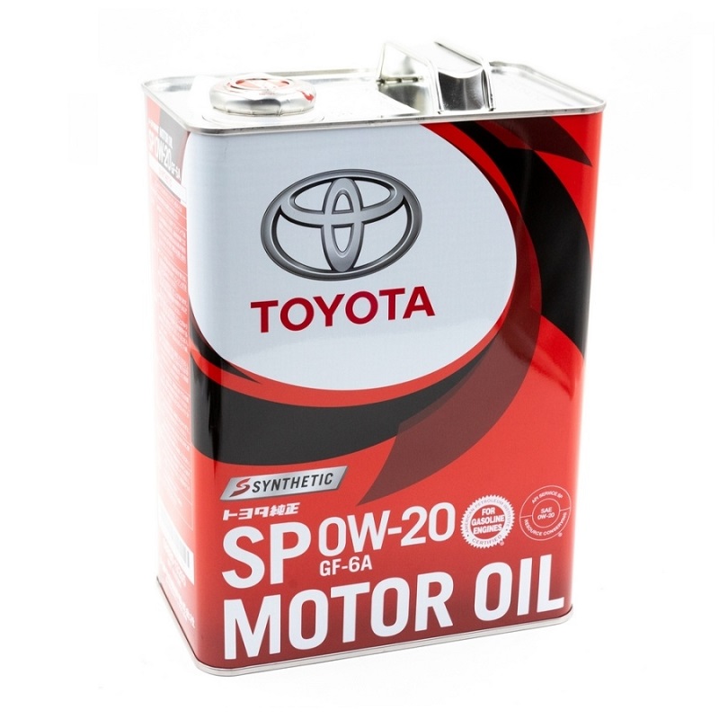 Масло моторное TOYOTA  0W-20 Синтетическое 4 л