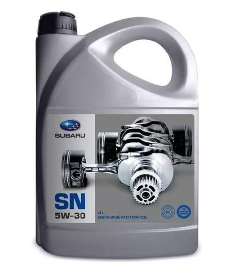 Масло моторное SUBARU GENIUNE MOTOR OIL 5W-30 Синтетическое 4 л