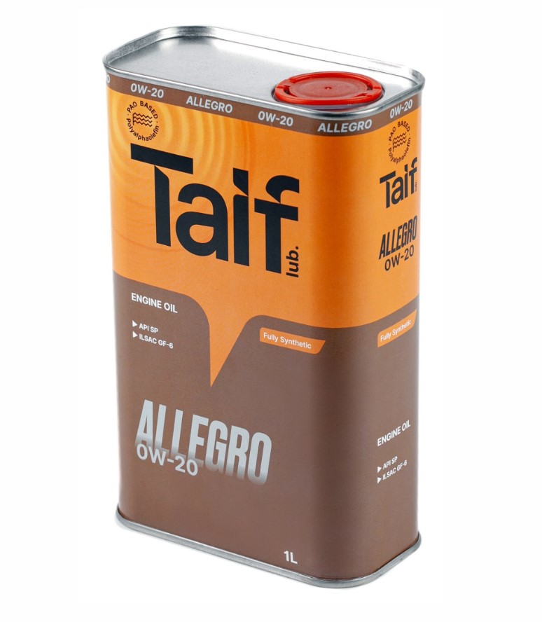 Масло моторное TAIF ALLEGRO 0W-20 Синтетическое 4 л