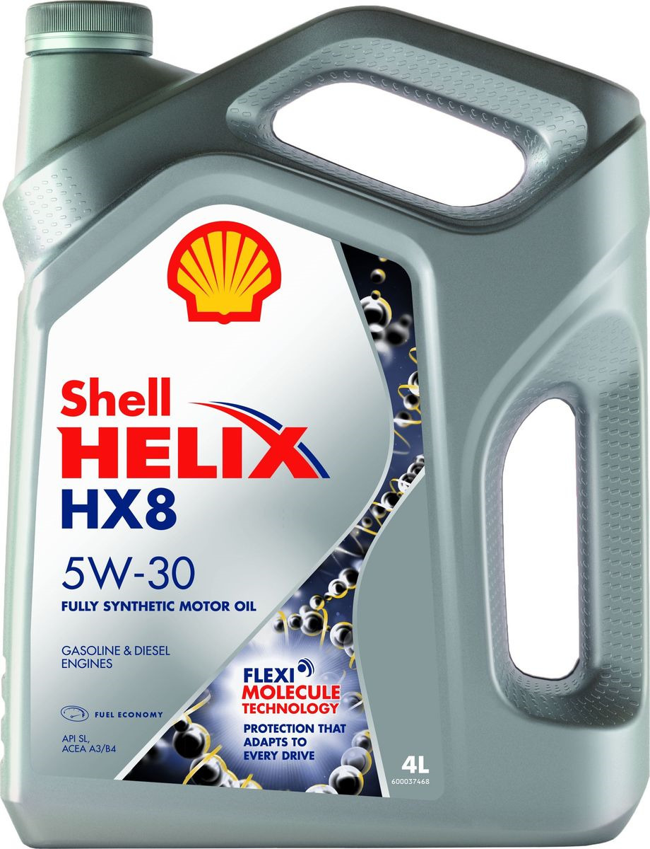 Масло моторное SHELL Helix HX8 5W-30 Синтетическое 4 л