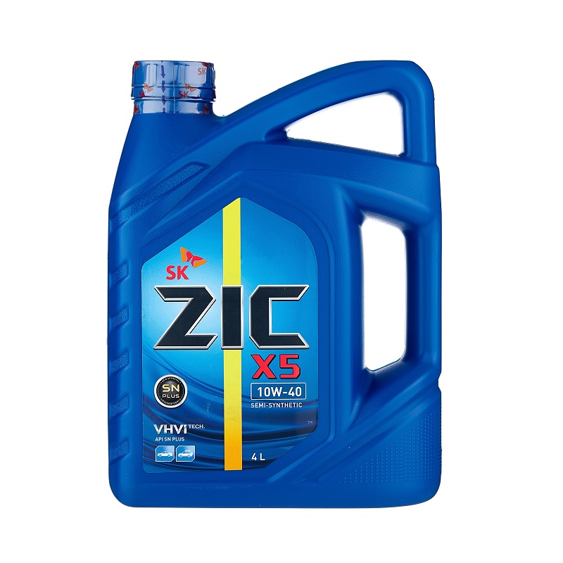 Масло моторное ZIC X5 10W-40 Полусинтетическое 4 л