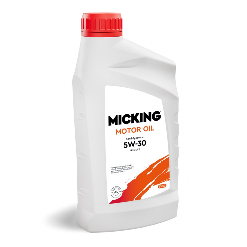 Масло моторное MICKING Motor Oil EVO2 5W-30 Полусинтетическое 1 