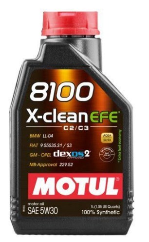 Масло моторное MOTUL 8100 X-Clean EFE 5W-30 Синтетическое 1 л