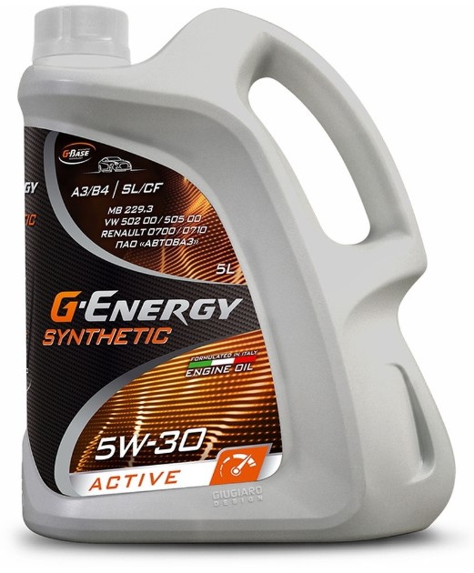 Масло моторное G-ENERGY Synthetic Active 5W-30 Синтетическое 5 л