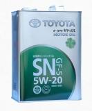 Масло моторное TOYOTA  5W-20 Полусинтетическое 4 л