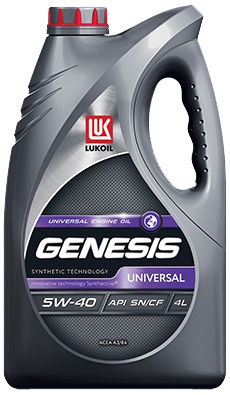 Масло моторное LUKOIL Genesis Universal 5W-40 Синтетическое 4 л