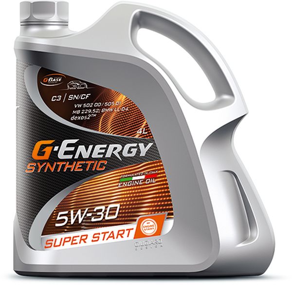 Масло моторное G-ENERGY Synthetic Super Start 5W-30 Синтетическо