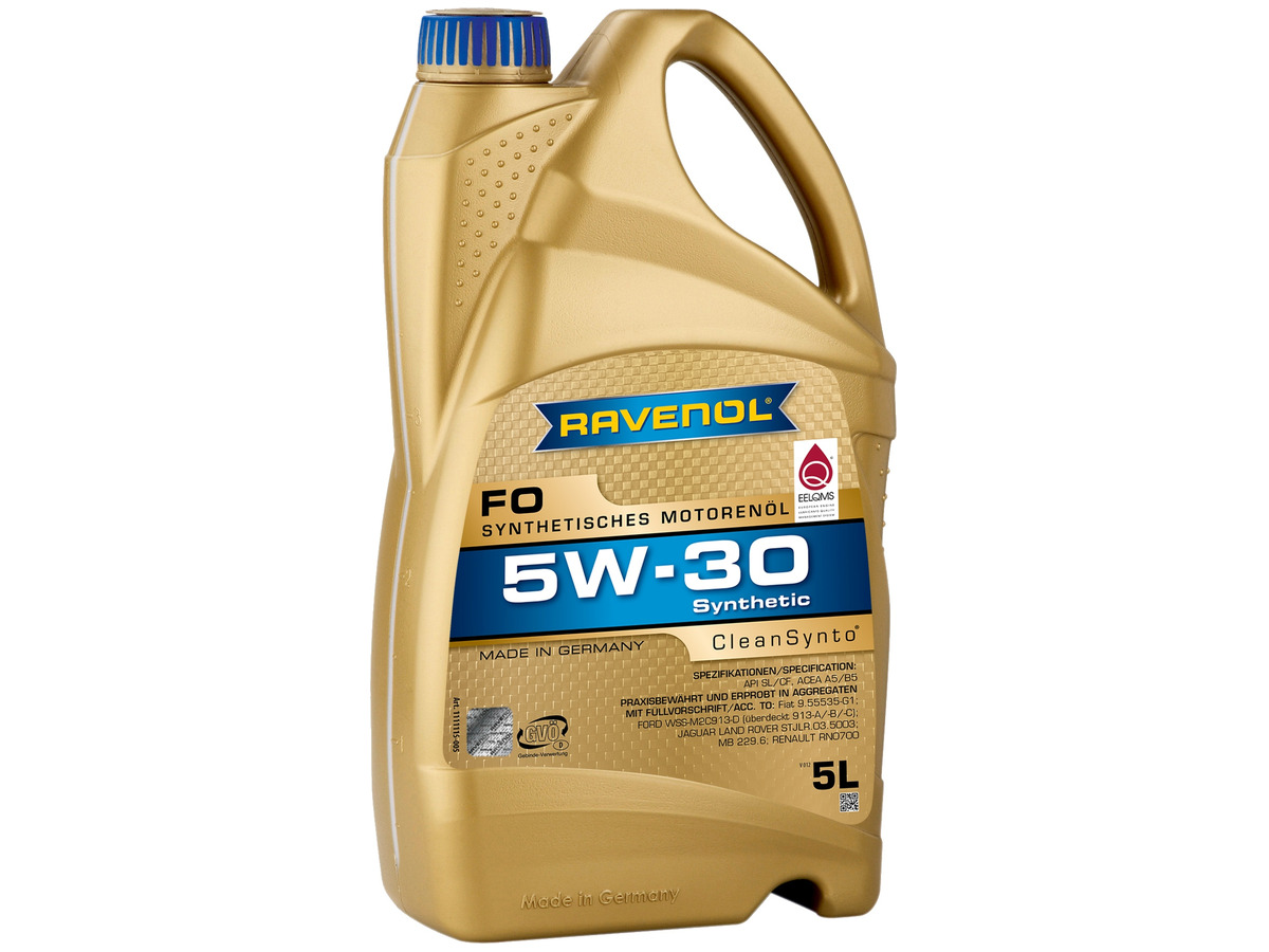 Масло моторное RAVENOL FO 5W-30 Синтетическое 5 л