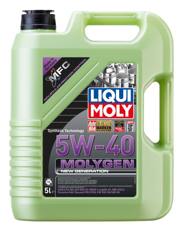 Масло моторное LIQUI MOLY Molygen New Generation 5W-40 Синтетиче