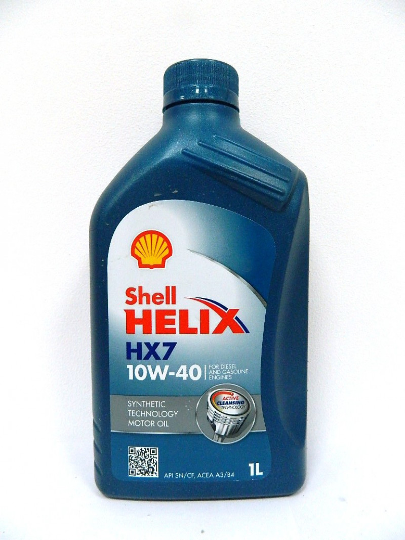 Масло моторное SHELL Helix HX7 10W-40 Полусинтетическое 1 л
