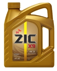 Масло моторное ZIC X9 LS 5W-30 Синтетическое 4 л