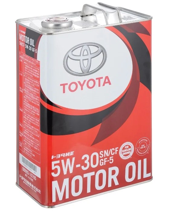 Масло моторное TOYOTA  5W-30  4 л