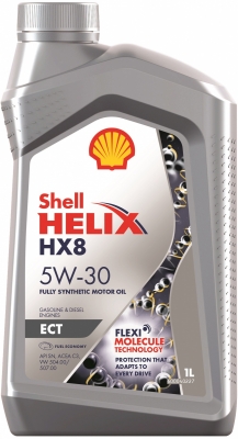 Масло моторное SHELL Helix HX8 ECT 5W-30 Синтетическое 1 л
