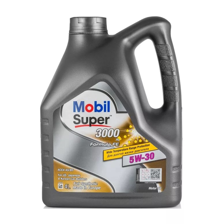 Масло моторное MOBIL Super 3000 Formula Fe 5W-30 Синтетическое 4