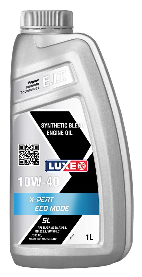 Масло моторное LUXE X-PERT ECO MODE 10W-40 Полусинтетическое 1 л