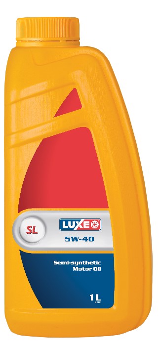 Масло моторное LUXE SL 5W-40 Полусинтетическое 1 л