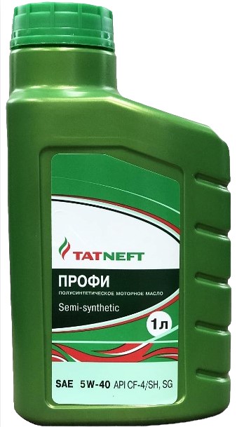 Масло моторное TATNEFT Профи 5W-40 Полусинтетическое 1 л