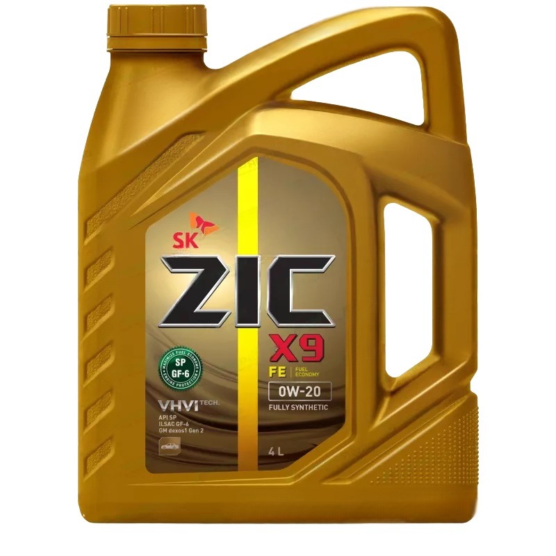 Масло моторное ZIC X9 0W-20 Синтетическое 4 л