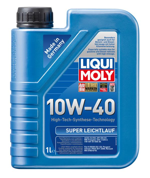 Масло моторное LIQUI MOLY Super Leichtlauf 10W-40 Синтетическое 