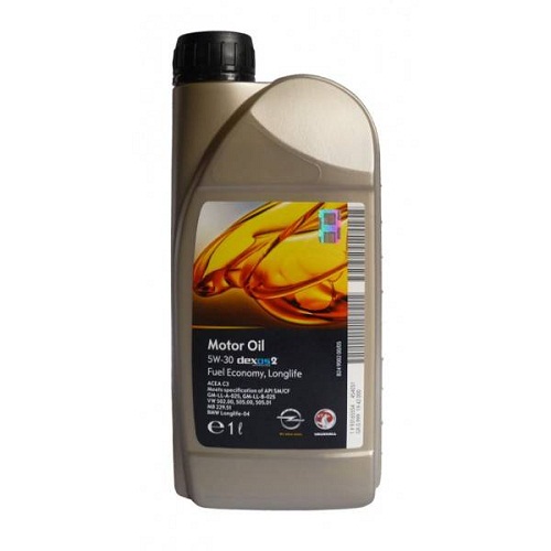 Масло моторное GENERAL MOTORS Dexos 2 5W-30 Синтетическое 2 л